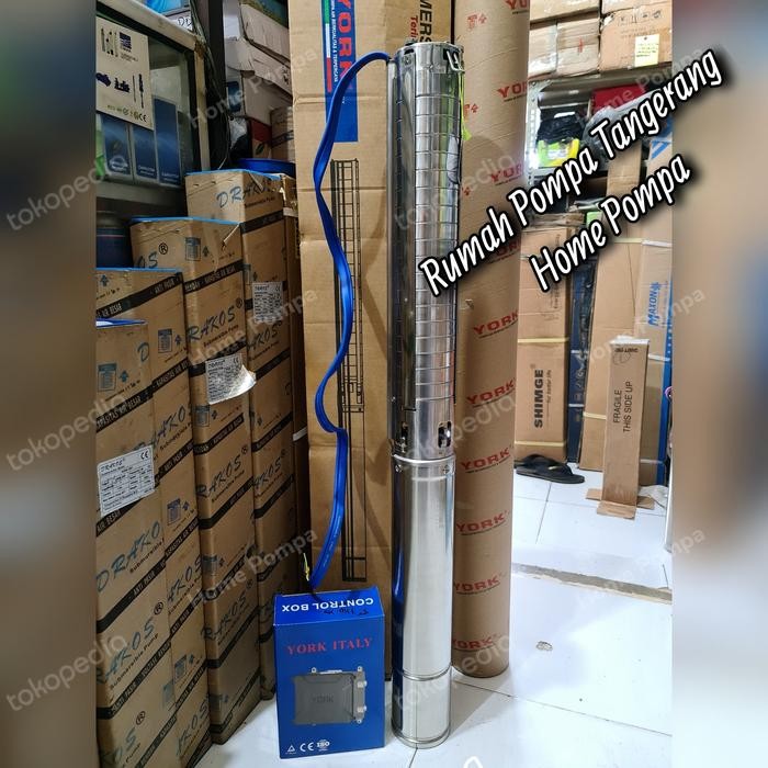 ready POMPA YORK 1.5HP 4SYK3/18 SUBMERSIBLE PUMP YORK ITALY
