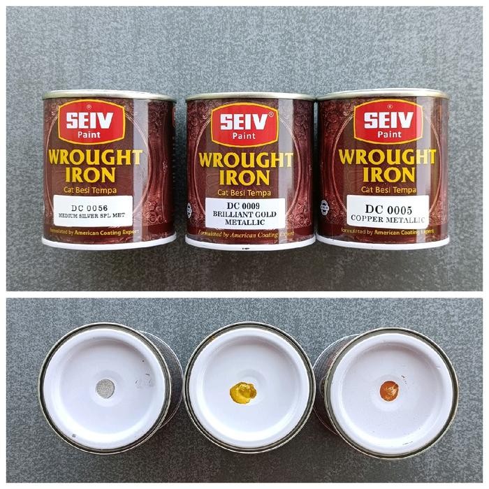 

Stok Baru Seiv Wrough Iron 250 ml Cat Besi Tempa Berkualitas