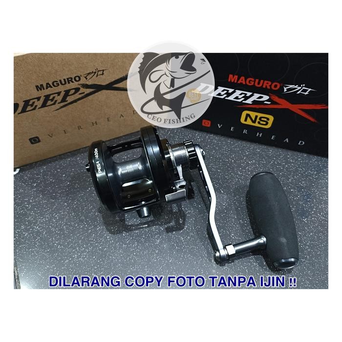 Reel OH Maguro Deep X NS 600 N NL Model 2021 Jigging Overhead