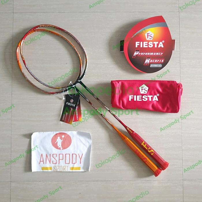 Raket Badminton Fiesta Break Free 555 Carbon Handle Terbaru Best Quality 100% Original