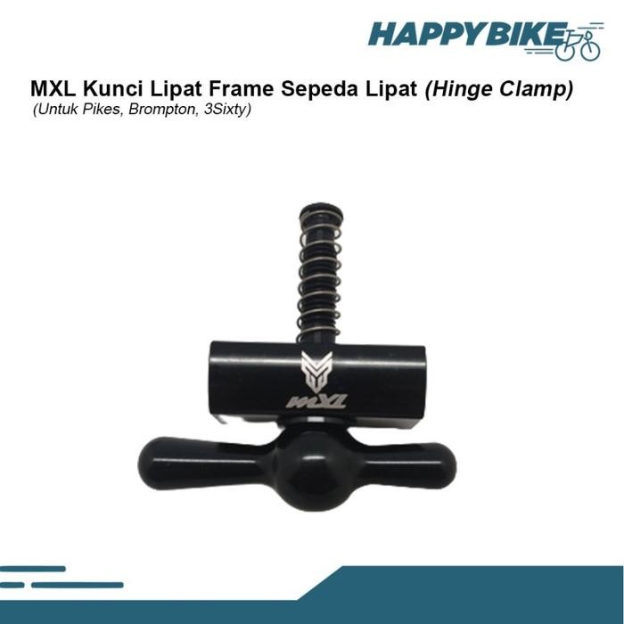 Pacific Wimcycle - Mxl Hinge Clamp Pengunci Lipatan Aksesoris Sepeda Lipat 3 Lipatan