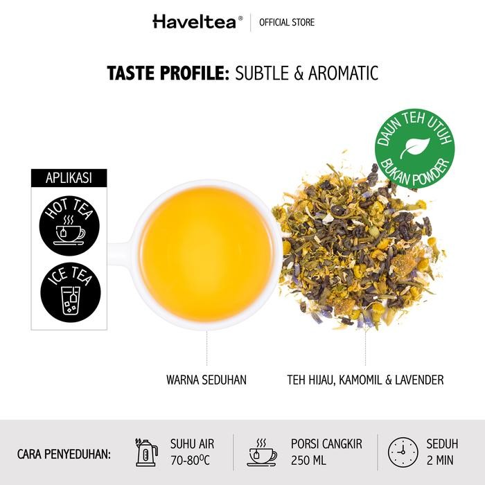 

CHAMOMILE LAVENDER Pouch Haveltea Teh Hijau Chamomile Flower