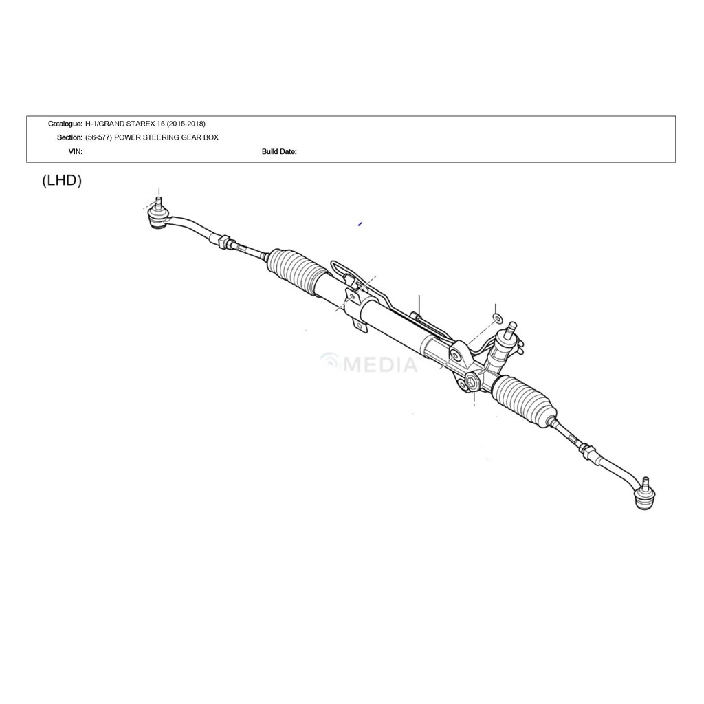 Rack Steering Assy Hyundai H1
