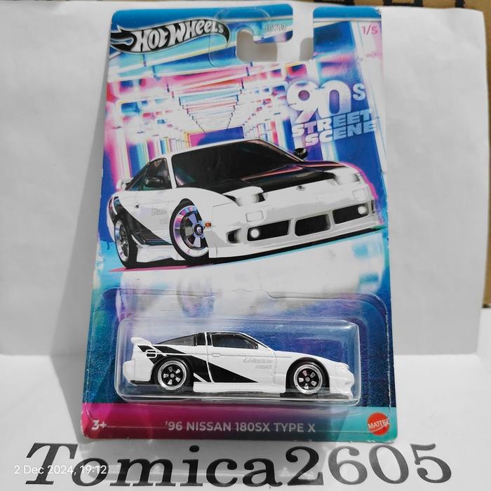 Hotwheels '96 Nissan 180SX Type X (90s Street Scene)