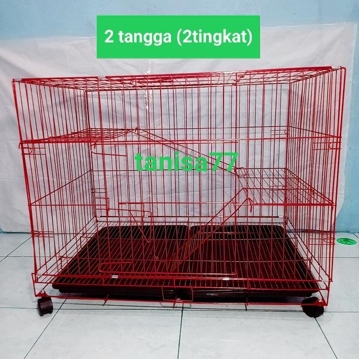 kandang kucing 90 dua tingkat Terlaris