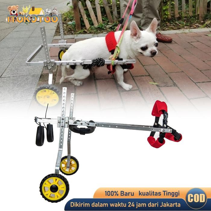 Dog Disabled Wheelchair Kursi Roda Untuk Kucing Lumpuh Terlaris