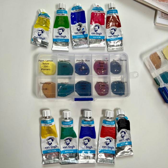 

Watercolor Starter Kit - Van Gogh - 10 Warna