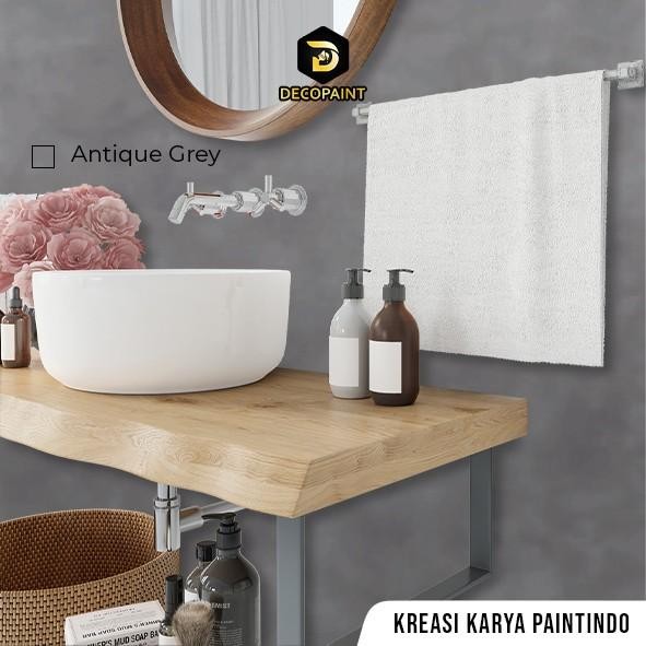 

Cat Pewarna Dekoratif Deco Color Antique Grey