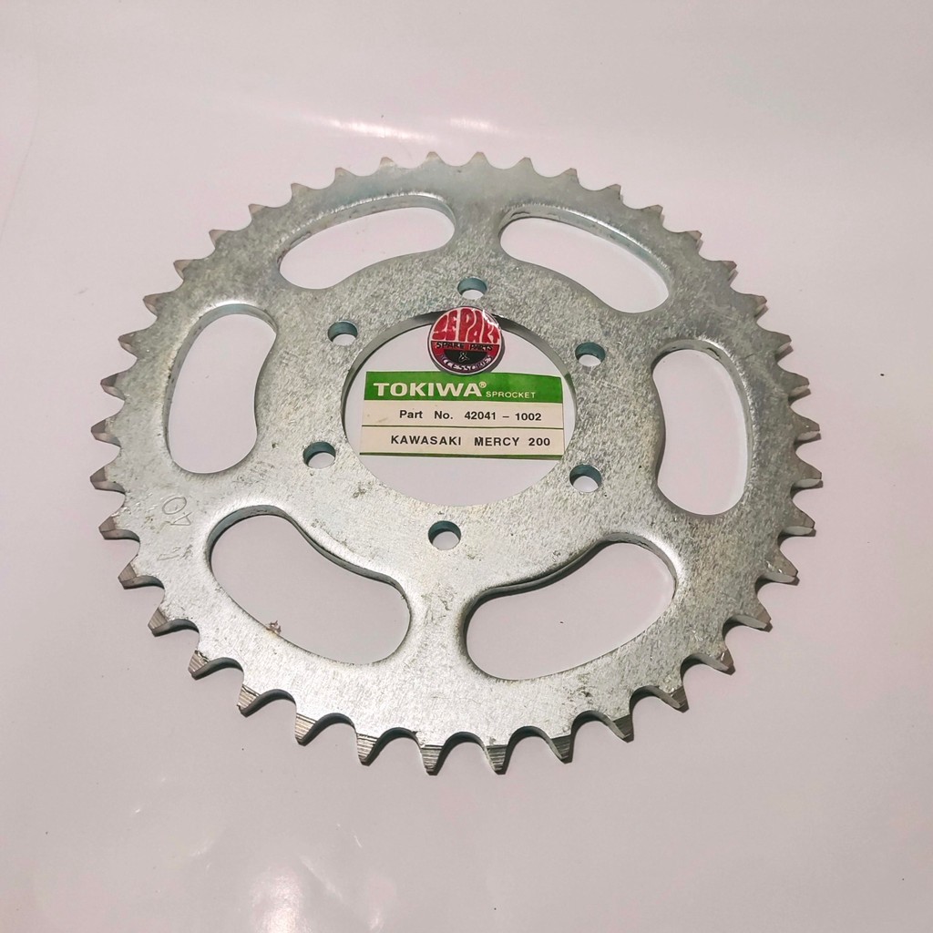 Gear gir belakang Binter Merzy Kawasaki KZ200 40T Limited Item Barang Langka Spare Part Motor Klasik