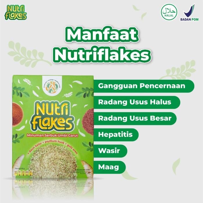 

(Allthebest) NUTRIFLAKES Sereal Umbi Garut Solusi Asam Lambung 2 Box