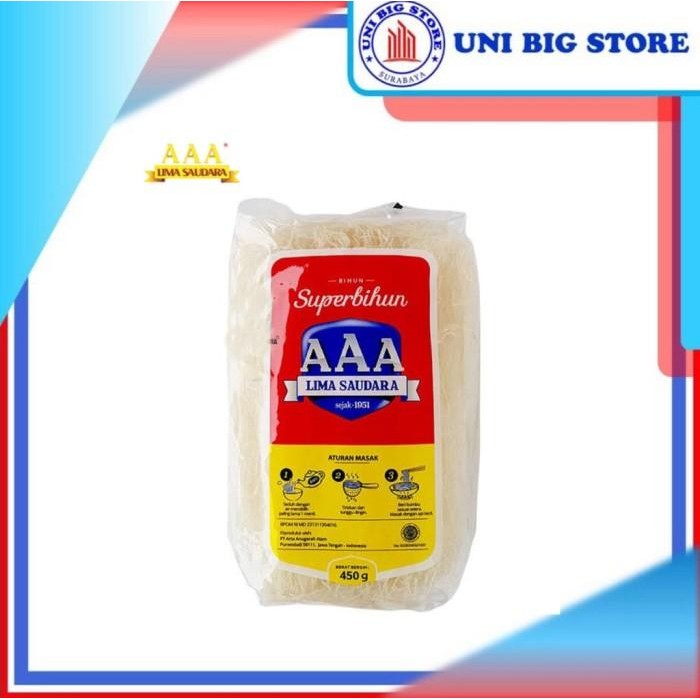 

(Allthebest) Super Mie Bihun AAA Lima Saudara 450 gr