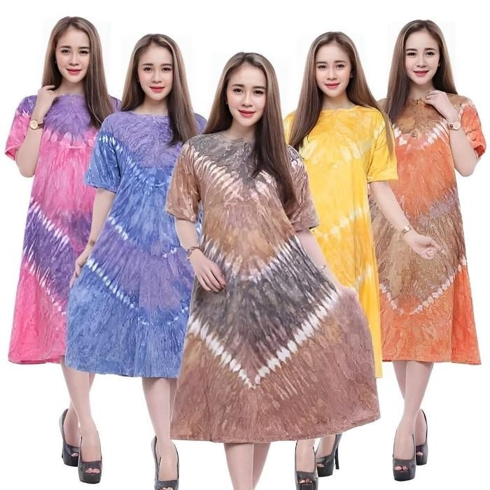 daster 5 pcs 100 rb daster wanita kekinian daster ibu baju tidur wanita dewasa Panjang Tidur Ruffle