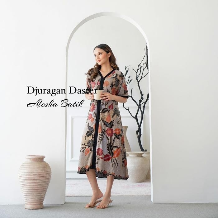 [Djuragan Daster] Daster FLOWER LIST PREMIUM QUALITY by ALESHA BATIK daster ea muda daster daster