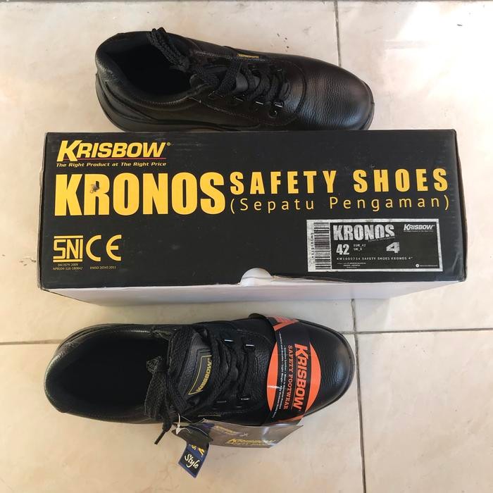 Krisbow Kronos Safety Shoes Original (TERBAIK) (TERBARU) (TERMURAH)