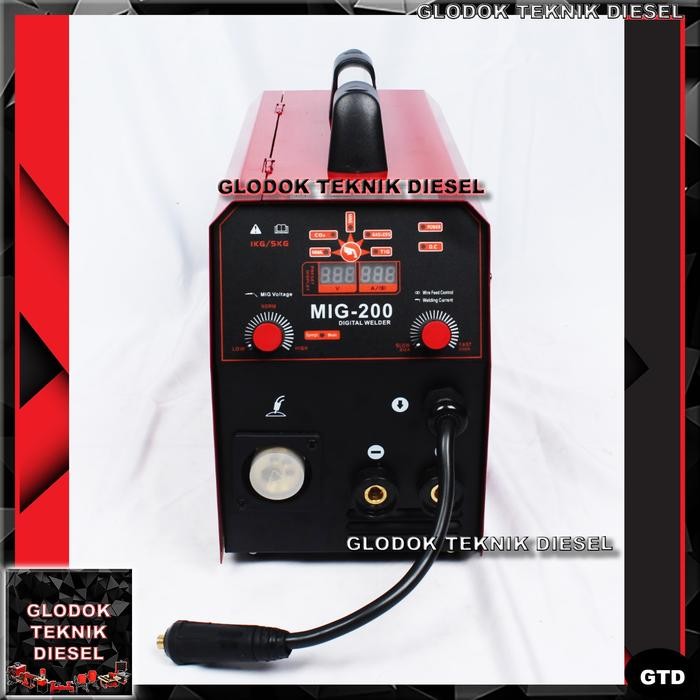 Mesin Las Co Mig 200 / Alat Las Co Mig / Mig Tanpa Gas Co Terbaik