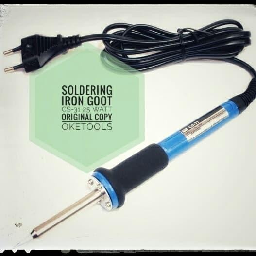 Soldering Iron Goot Cs31 25W - Solder Goot Cs-31 25 Watt Original