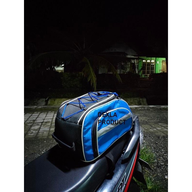 Tas Motor Tas Sepeda Box Motor Touring Side Bag Motor Dilengkapi Raincover Pasti Ori