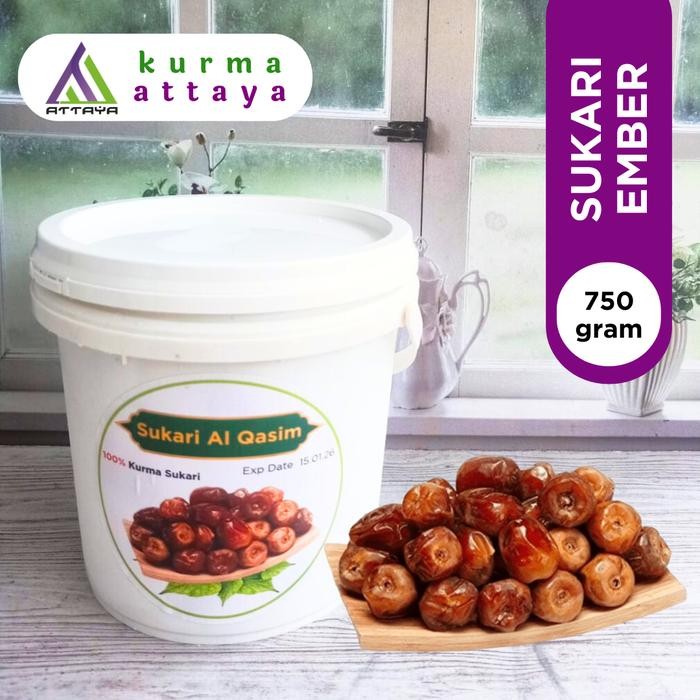 

TERMURAH Kurma SUKARI EMBER Al-Qossim 850 GR sukkari Basah Premium Saudi Ruthob READY STOCK
