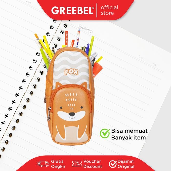 

Kenko Stationary - Greebel Tempat Pensil (Pencil Bag 0124-33) / Kotak Pencil Pen Anak Lucu Cute