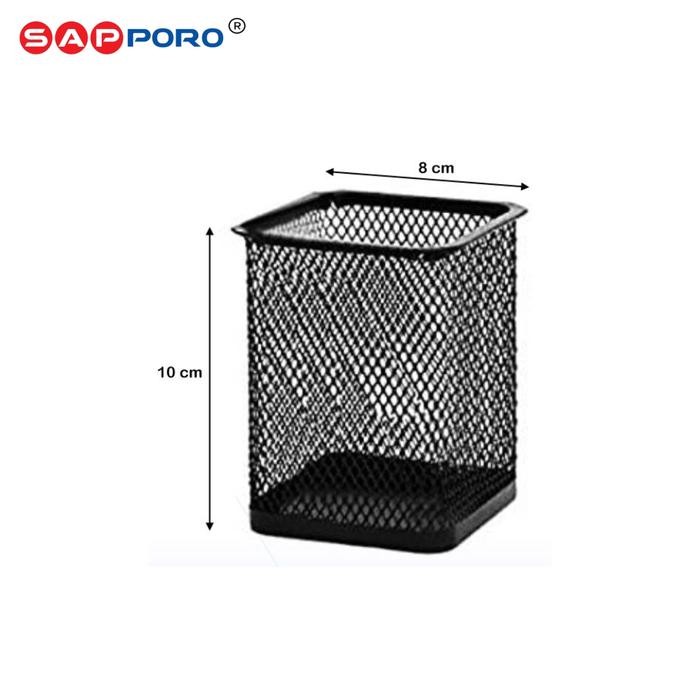 

Kenko Stationary - Sapporo Sauda - Tempat Alat Tulis Tempat Pulpen Pen Holder Besi Desk