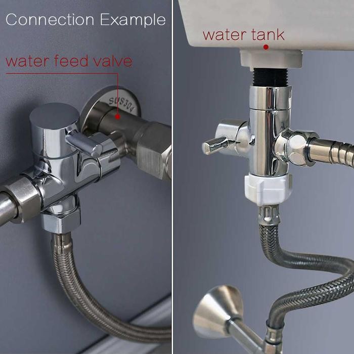 Paling Baik Jet Shower Closet Kloset Duduk Semprotan Toilet Closet 5 Set Kran Hose