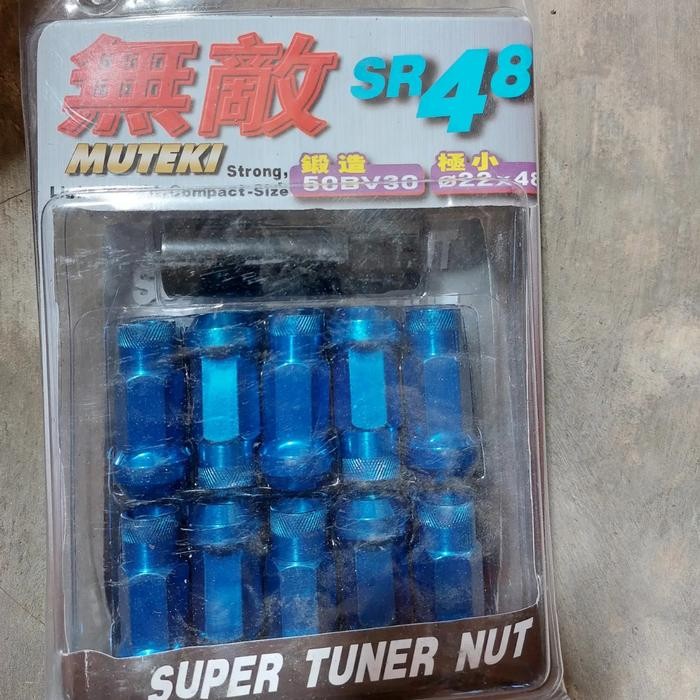 mur baut roda mobil merk muteki 12x1.5