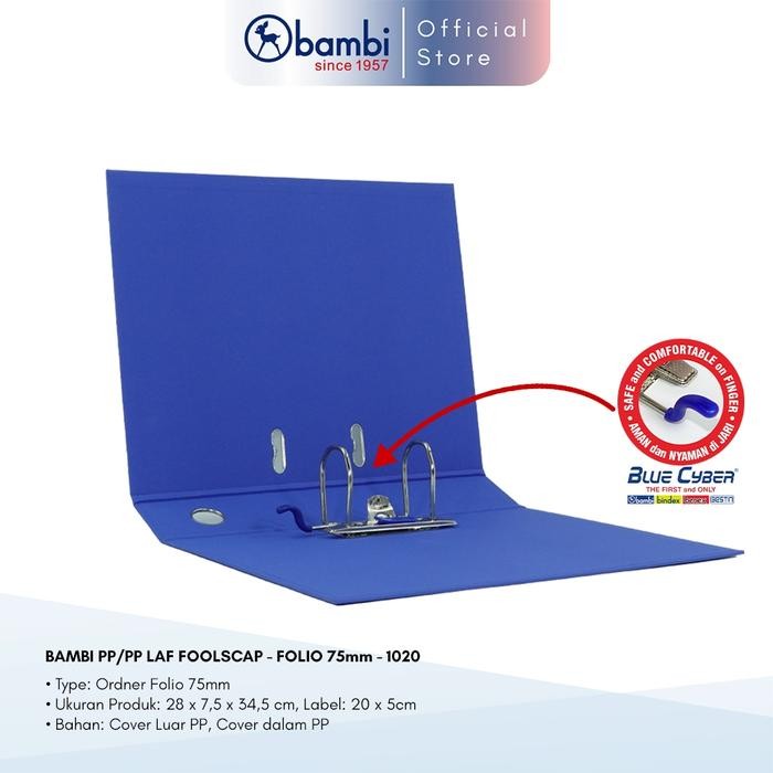 

Bisa E-Katalog! Bambi Eco Friendly Lever Arch File Ordner Folio All Color Jumbo Size 75 Mm Original