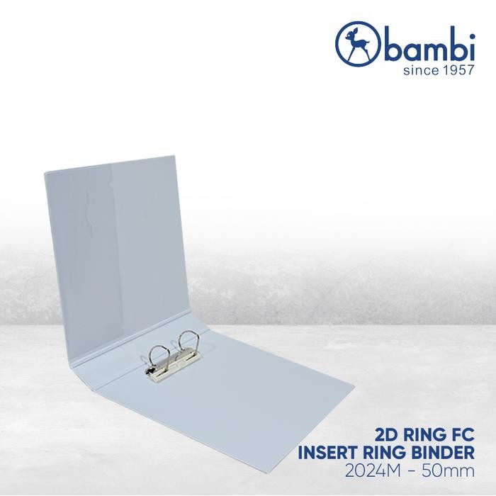 

Bambi Insert Ring Binder Folio 2 Ring Type D All Color Jumbo Size 50 Mm Original