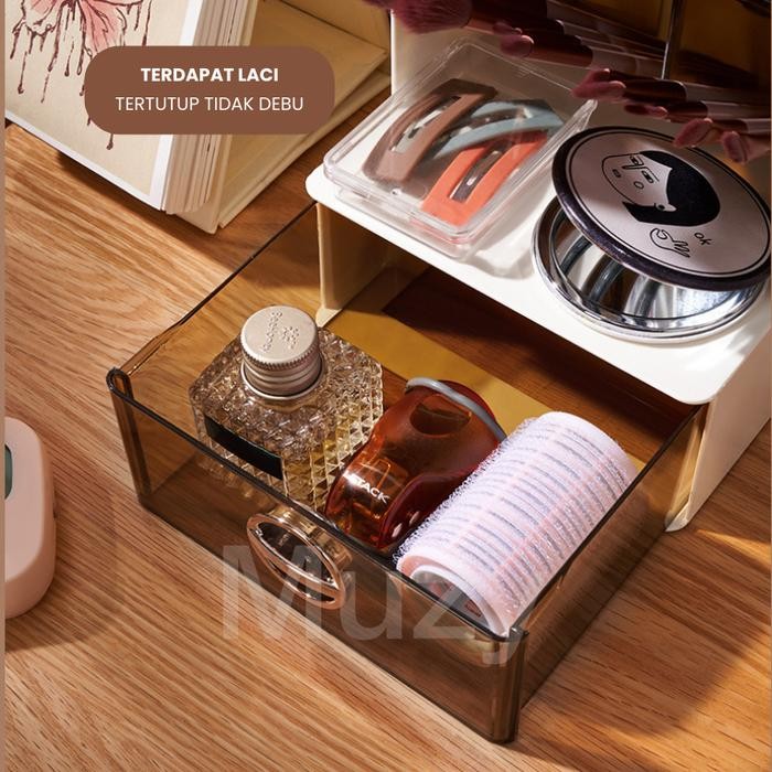 

Deli Stationary - Muzy Kotak Organizer Meja Rak Holder Pencil Pulpen Laci Tempat Penyimpanan Desk