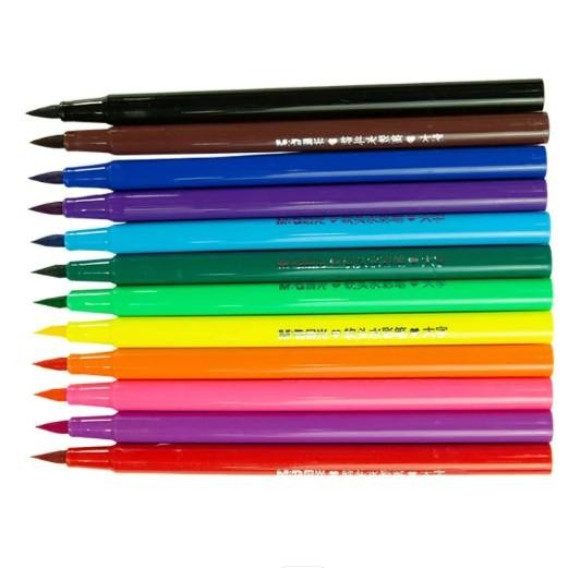 

M&G Water Color Pen Brush Marker Colors / Spidol Warna 901 Acp901Cc Pasti Diskon