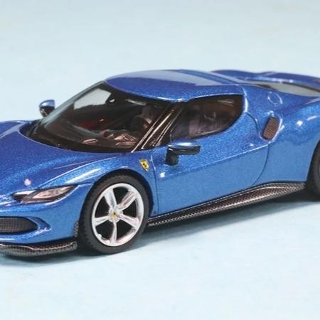 BBR 1/64 Ferrari 296 GTB Blu Corsa