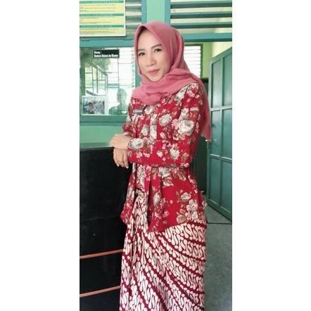 KEBAYA KUTUBARU ATASAN BATIK BUNGA EB.05