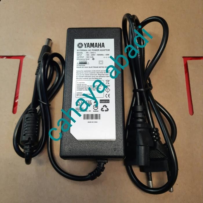 Power Adaptor Keyboard Yamaha Psr S950 Psr S975 Ori Pabrik Best Quality Asli 100% Original
