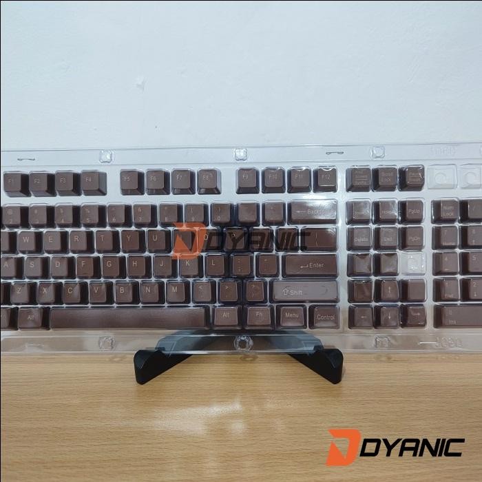 Clearance Keycaps Pbt Single Shot Yellow Green Dark & Light Chocolate