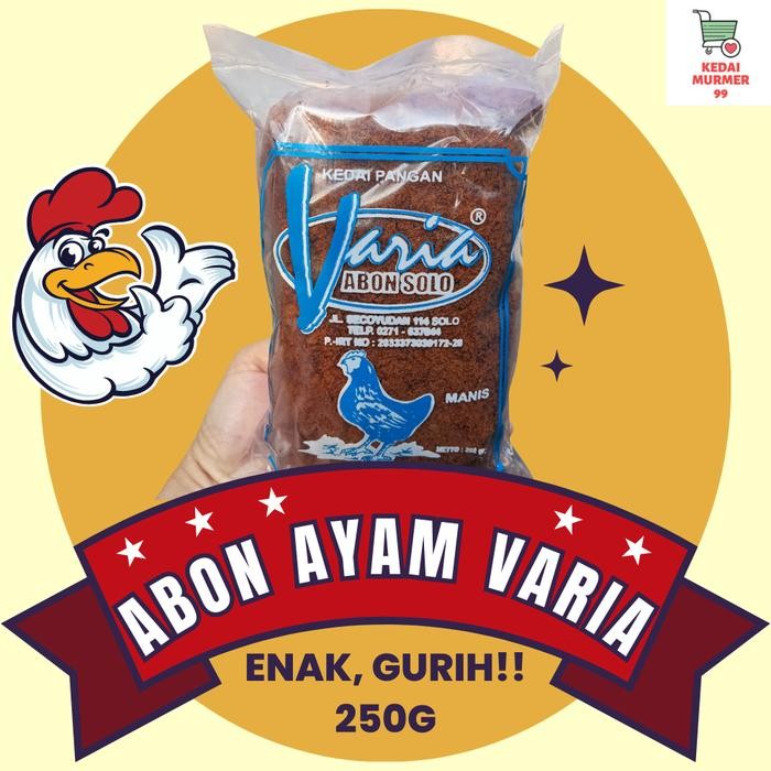 

Abon Sapi Asli Original Varia 250 Gr - Oleh Oleh Khas Solo