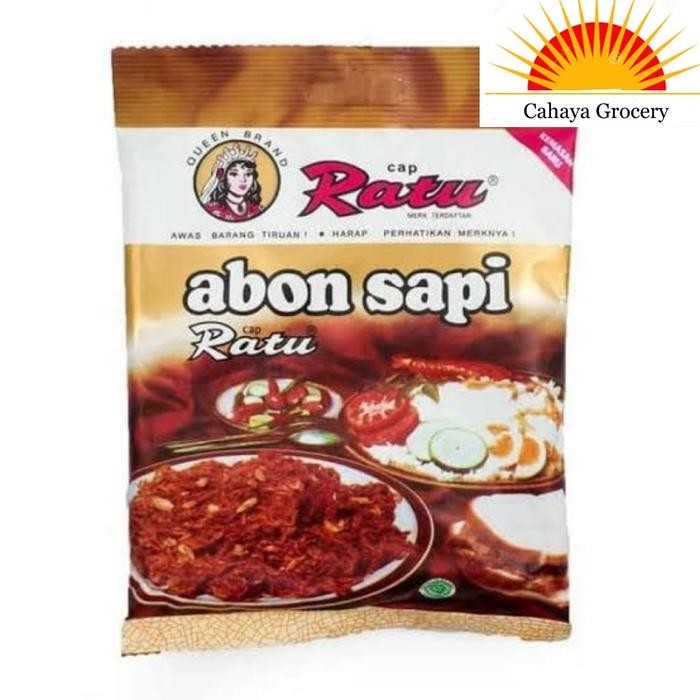 

Abon Sapi Cap Ratu 100 Gr X 10 Pcs