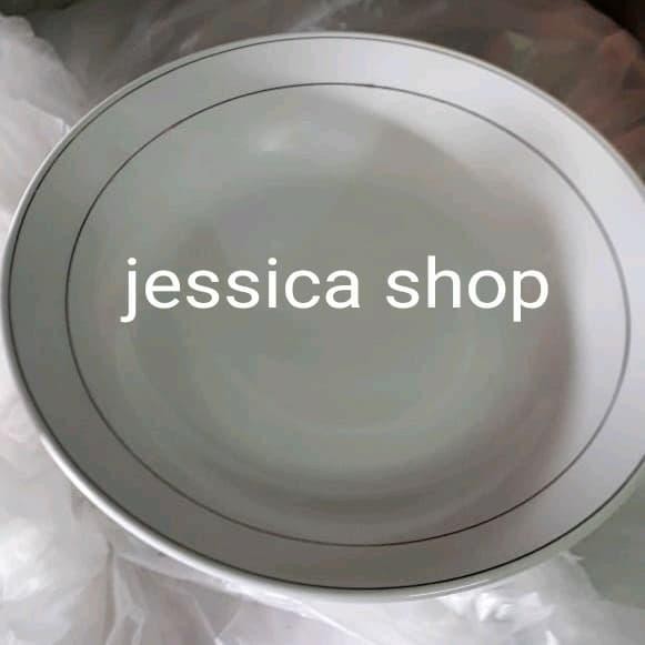 Piring Beling / Piring Makan Beling Uk.9 Inch (1 Lusin)