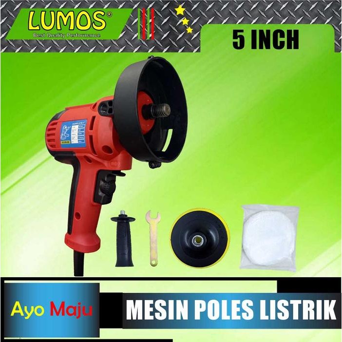Mesin Poles 5" Listrik Polisher Machine Alat Poles Mobil Motor 5 Inch