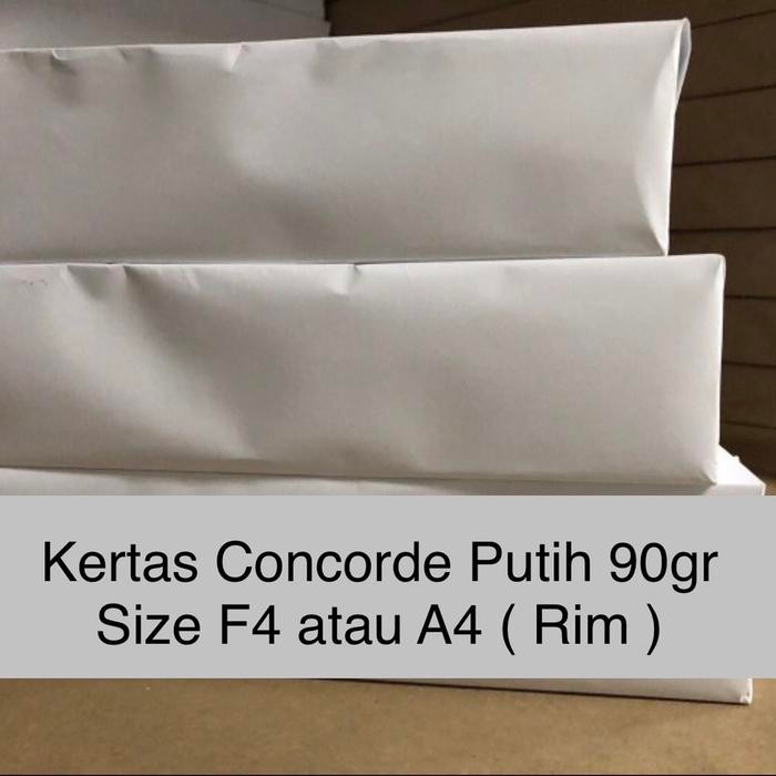 

Kertas Concorde Putih 90 Gr ( F4 / Rim )
