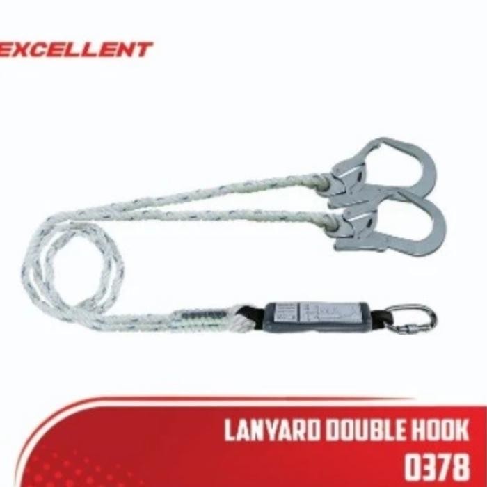 

Lanyard Double Big Hook Excellent 0378 With Absorber Original Promo.