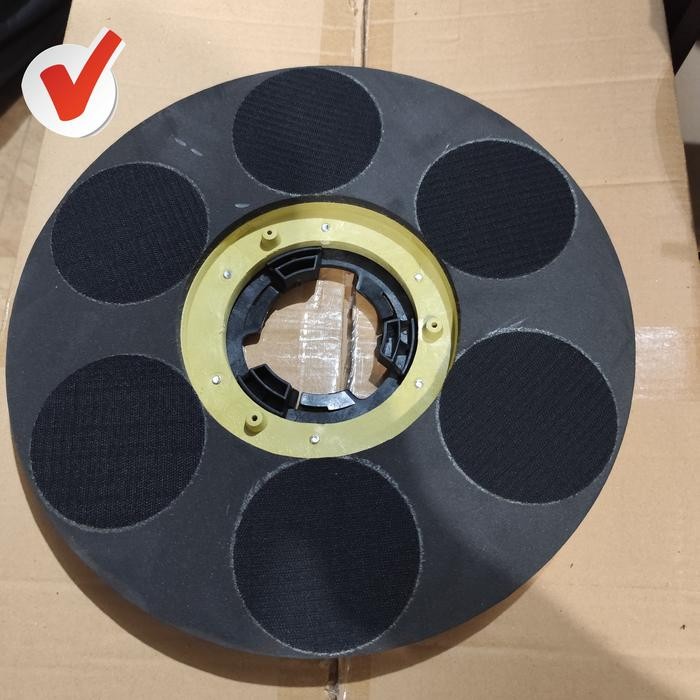 Pad Holder Polisher 17 Inch Utk Diamond Pad - Ring Besi Atau Plastik