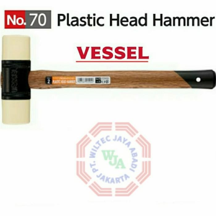 Termurah Vessel (Japan) - Palu Plastik 38Mm