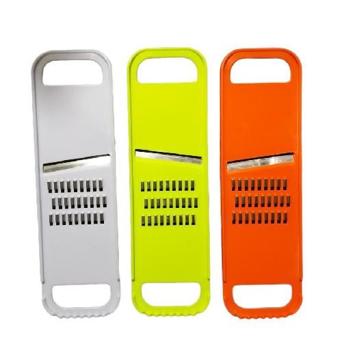(Allthebest) (1 pcs) Parutan Wortel Kentang Keripik Singkong Multifungsi model 2 in 1 bahan plastik