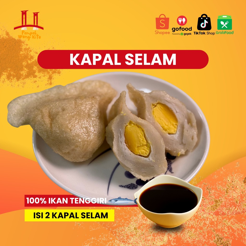 

Pempek WongKito - Pempek Asli Pelembang - Paket Pempek Kapal Selam 2pcs