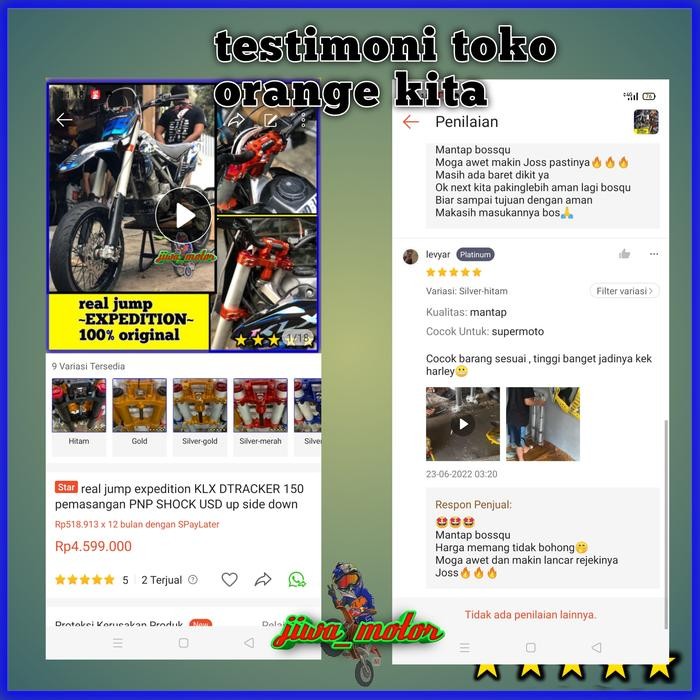 REAL JUMP EXPEDITION KLX DTRACKER 150 PEMASANGAN PNP USD EXPEDITION