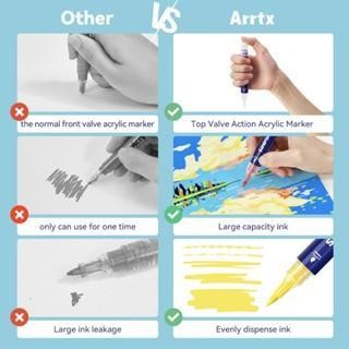 

Arrtx 24 Colors Simptap Acrylic Marker Top Valve