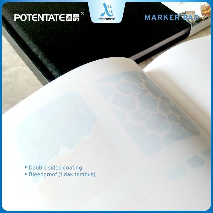 

Potentate Marker Paper Sketchbook Hard Cover Buku Sketsa
