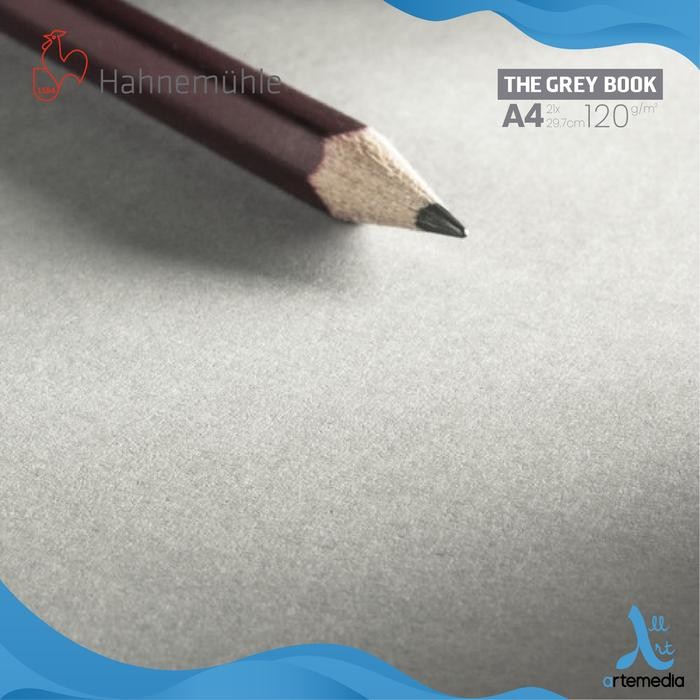 

Buku Sketsa Hahnemuhle The Grey Book A4 Hard Cover Sketchbook