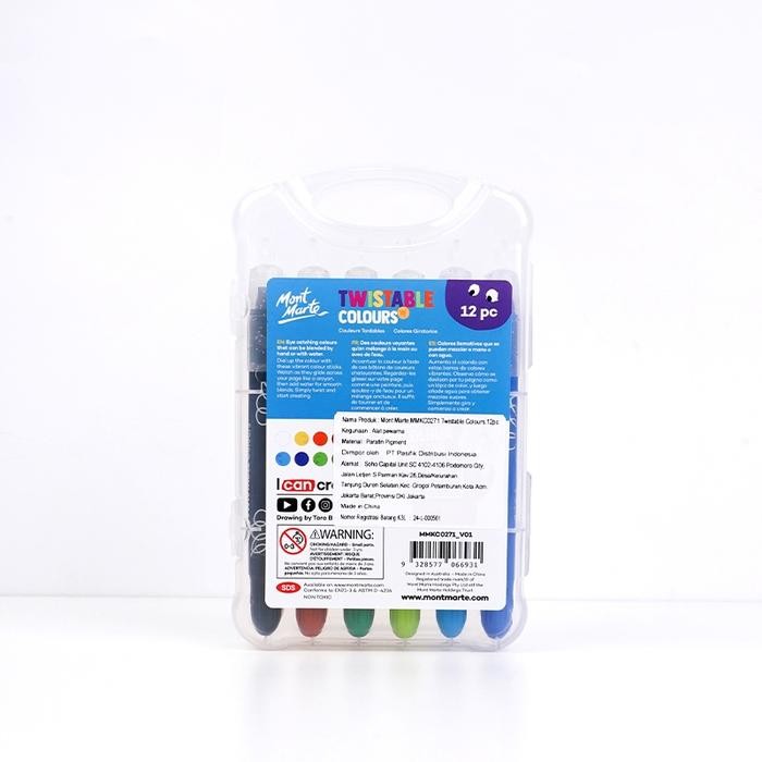 

OHSOME - Mont Marte MMKC0271 Twistable Colours 12 PCS