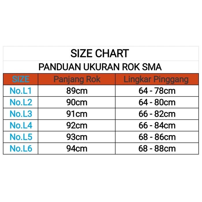 (Allthebest) Rok SMA rok panjang SMA rok rempel SMA abu